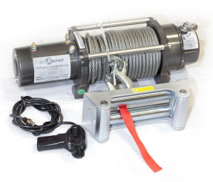 Лебедка автомобильная СТОКРАТ SD 12.5 SW, 12V, 6.5 л.с.
