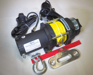 Лебедка электрическая ATV СТОКРАТ QX 4.5 S 12V с. с синтетическим тросом