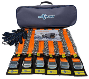 Браслеты противоскольжения СТОКРАТ кроссовер 6 шт комплект