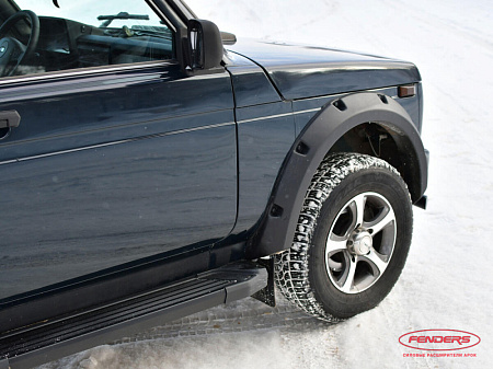Расширители колёсных арок ВАЗ НИВА 4X4 URBAN 3D (передние 70 мм, задние 70 мм)