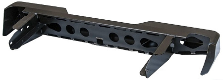 Бампер РИФ задний Nissan NP300 с квадратом под фаркоп (кузов 1385 мм) до 2010