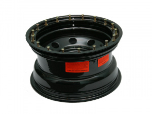 Диск колесный стальной  с Бедлоком (BeadLock) 15x10, 5x139.7, черный Уаз/Suzuki