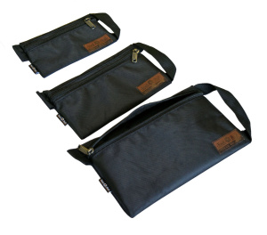 Комплект из трех сумок, цвет черный