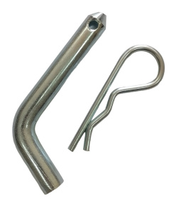 Палец 1/2"(12,7мм) с клипсой для фиксации переходника в фаркопе американского типа (квадрат)