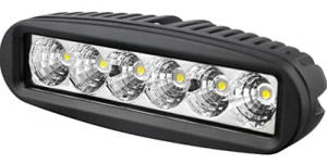 Фара водительского света РИФ 6" 18W LED