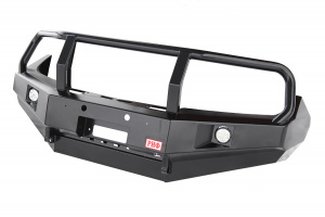 Бампер РИФ передний Nissan Navara D40/Pathfinder R51 2010+ с доп. фарами и кенгурином