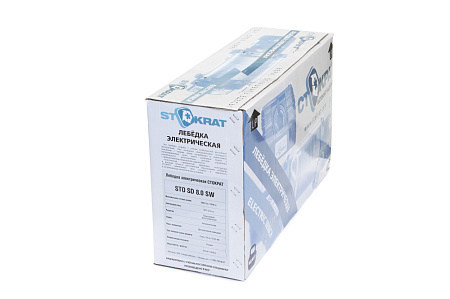 Лебедка автомобильная СТОКРАТ SD 8.0 SW, 12V, 5.5 л.с.