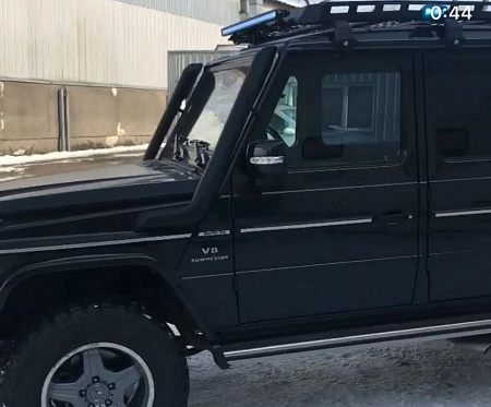 Комплект из двух шноркелей (правый и левый) для Mercedes G-klasse (V-образные моторы)