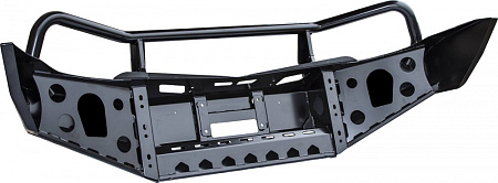 Бампер РИФ передний Mitsubishi L200 New/Pajero Sport с кенгурином