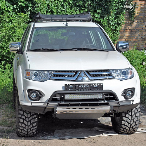 Багажник стальной серии КЛАССИЧЕСКИЙ, MMC PAJERO SPORT 2010- размер корзины 2035х1057мм