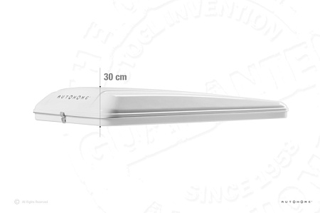 Палатка на крышу Autohome Maggiolina Airlander Plus SMALL GRAY X-LONG, серый тент, лестница 215 мм