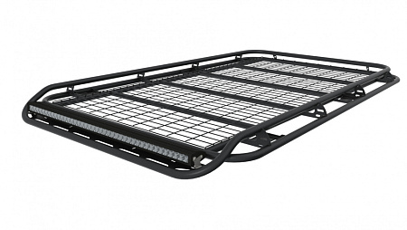 Багажник стальной серии LE для Toyota Tundra Crew Max, с рейлингами