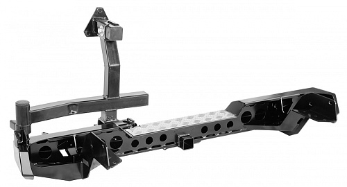 Бампер РИФ задний Ford Ranger T6 с квадратом под фаркоп и калиткой