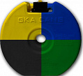 Канистра круглая GKA «НЗ» в запасное колесо 4 литра черная