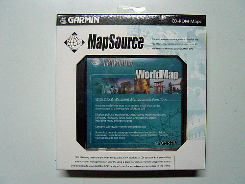 World Map CD with Trip and Waypoint manager kit.